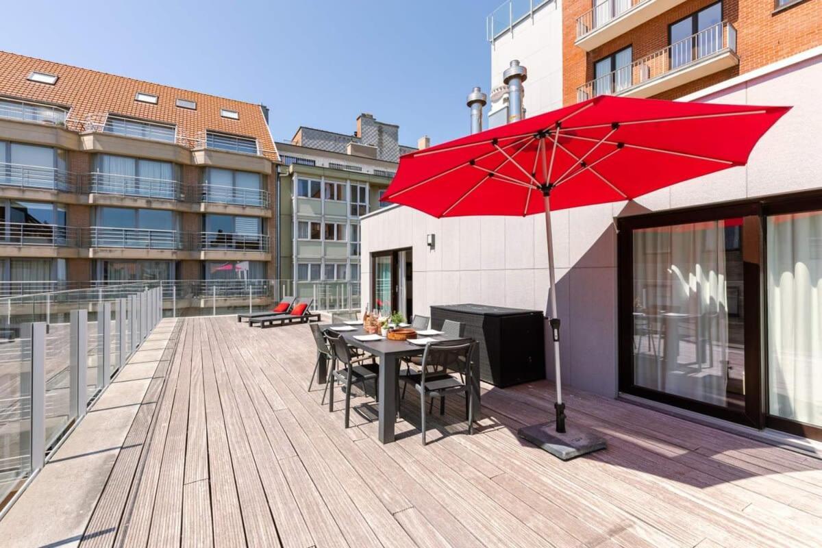 Huswell - Sunny Apartment In Knokke-Heist With Big Terrace Zewnętrze zdjęcie