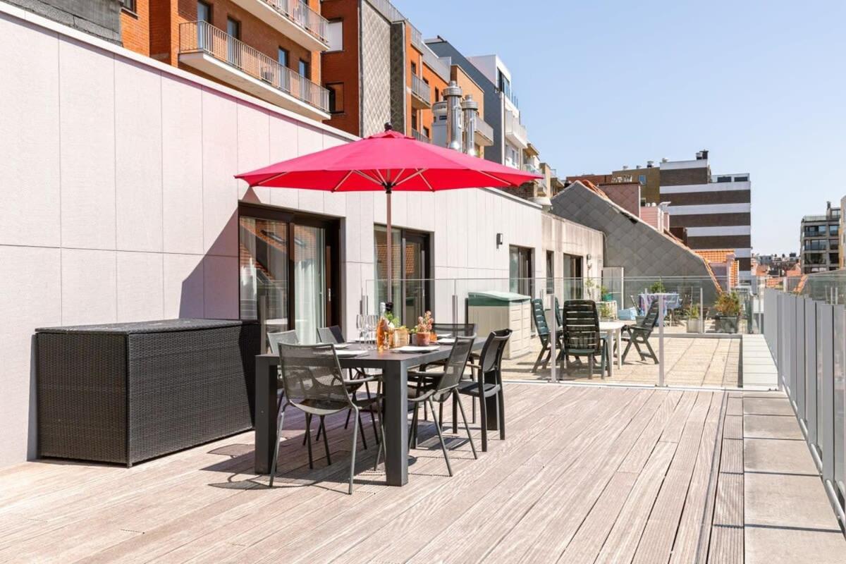 Huswell - Sunny Apartment In Knokke-Heist With Big Terrace Zewnętrze zdjęcie